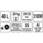 YATO YG-03065 GASTRO Dagasztógép 40 liter 2 sebességes 3100 W 380 V