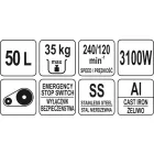 YATO YG-03068 GASTRO Dagasztógép 50 liter 2 sebességes 3100 W 380 V