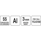 YATO YG-03145 GASTRO Reszelőtárcsa 3 mm