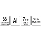 YATO YG-03147 GASTRO Reszelőtárcsa 7 mm