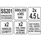 YATO YG-04125 GASTRO Leveses chafing 2 x 4,5 liter
