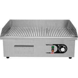   YATO YG-04587 GASTRO Grill 550 mm 3000 W bordázott sütőlap
