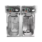 YATO YG-04621 GASTRO Asztali olajsütő 2 x 5 liter 2 x 2000 W