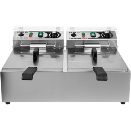 YATO YG-04622 GASTRO Asztali olajsütő 2 x 6 liter 2 x 3000 W