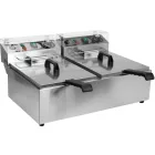 YATO YG-04622 GASTRO Asztali olajsütő 2 x 6 liter 2 x 3000 W