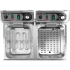 YATO YG-04622 GASTRO Asztali olajsütő 2 x 6 liter 2 x 3000 W