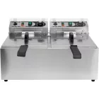 YATO YG-04623 GASTRO Asztali olajsütő 2 x 8 liter 2 x 3300 W