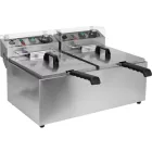 YATO YG-04623 GASTRO Asztali olajsütő 2 x 8 liter 2 x 3300 W