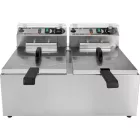 YATO YG-04624 GASTRO Asztali olajsütő 2 x 11,5 liter 2 x 5000 W