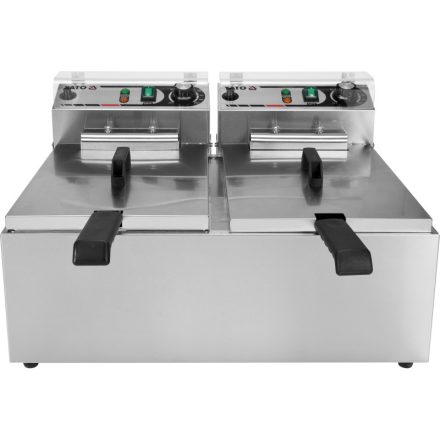 YATO YG-04624 GASTRO Asztali olajsütő 2 x 11,5 liter 2 x 5000 W
