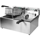 YATO YG-04624 GASTRO Asztali olajsütő 2 x 11,5 liter 2 x 5000 W