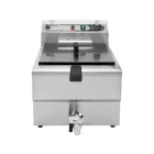 YATO YG-04630 GASTRO Asztali olajsütő 12 liter 5000 W leeresztőcsappal