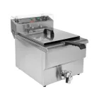YATO YG-04630 GASTRO Asztali olajsütő 12 liter 5000 W leeresztőcsappal
