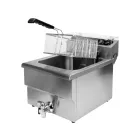 YATO YG-04630 GASTRO Asztali olajsütő 12 liter 5000 W leeresztőcsappal