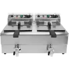 YATO YG-04634 GASTRO Asztali olajsütő 12 liter 5000 W leeresztőcsappal