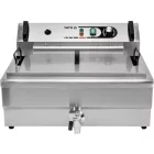 YATO YG-04640 GASTRO Asztali olajsütő 23 liter 6000 W leeresztőcsappal