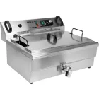 YATO YG-04640 GASTRO Asztali olajsütő 23 liter 6000 W leeresztőcsappal