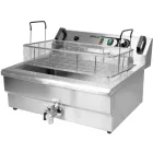 YATO YG-04640 GASTRO Asztali olajsütő 23 liter 6000 W leeresztőcsappal
