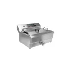 YATO YG-04641 GASTRO Asztali olajsütő 26,5 liter 6000 W leeresztőcsappal