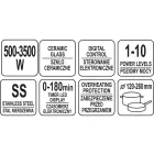 YATO YG-04701 GASTRO Asztali indukciós főzőlap 500-3500 W LED kijelzővel