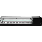 YATO YG-05007 Hűtött vitrin fekete 5x1/2 GN 1750x390x370mm