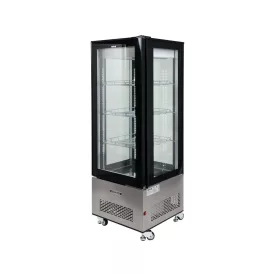   YATO YG-05068 Hűtött vitrin fekete-ezüst 400L 650x650x1908mm