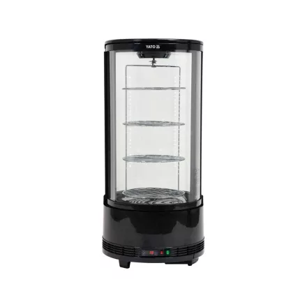YATO YG-05090 Hűtött vitrin fekete 73L 500x500x1060mm