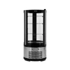 YATO YG-05094 Hűtött vitrin fekete-ezüst 100L 480x480x1030mm