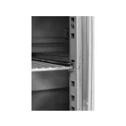YATO YG-05252 Két üvegajtós rozsdamentes hűtőasztal 700-as széria 1360x700x850mm