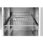 YATO YG-05252 Két üvegajtós rozsdamentes hűtőasztal 700-as széria 1360x700x850mm