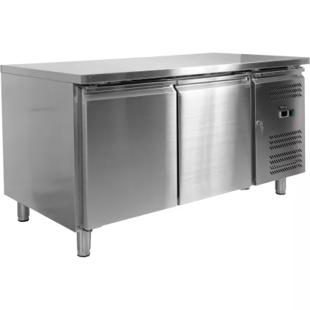 YATO YG-05253 Kétajtós rozsdamentes hűtőasztal 600-as széria 228L 1360x600x850mm