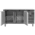YATO YG-05253 Kétajtós rozsdamentes hűtőasztal 600-as széria 228L 1360x600x850mm