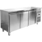 YATO YG-05258 Háromajtós rozsdamentes hűtőasztal 600-as széria 339L 1795x600x845mm