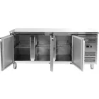 YATO YG-05258 Háromajtós rozsdamentes hűtőasztal 600-as széria 339L 1795x600x845mm