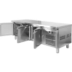 YATO YG-05259 Háromajtós rozsdamentes hűtőasztal 700-as széria 317L 1795x700x650mm