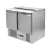 YATO YG-05262 Kétajtós rozsdamentes hűtőasztal rozsdamentes fedéllel 240L 900x700x876mm