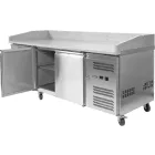 YATO YG-05310 Kétajtós hétfiókos bővíthető rozsdamentes hűtött pizzaasztal 580L 2025x800x1000mm