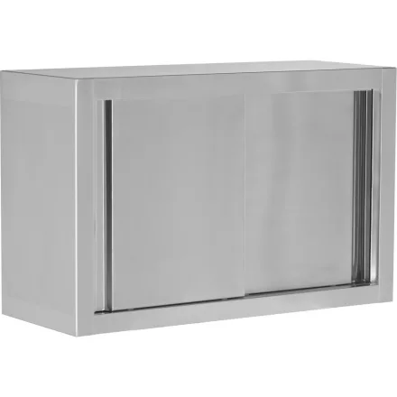 YATO YG-08900 Fali szekrény rozsdamentes két tolóajtóval 1000x400x650mm