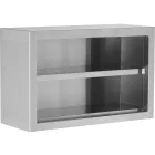 YATO YG-08900 Fali szekrény rozsdamentes két tolóajtóval 1000x400x650mm