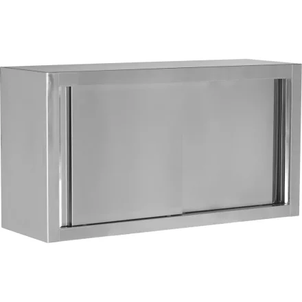 YATO YG-08901 Fali szekrény rozsdamentes két tolóajtóval 1200x400x650mm