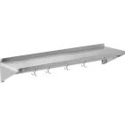 YATO YG-08937 Fali polc peremezve akasztóhorgokkal rozsdamentes 1200X300X180mm