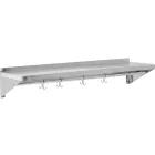 YATO YG-08937 Fali polc peremezve akasztóhorgokkal rozsdamentes 1200X300X180mm