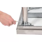 YATO YG-09000 GASTRO Inox munkaasztal alsó polccal