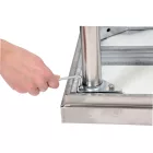 YATO YG-09011 Inox munkaasztal alsó polccal GASTRO