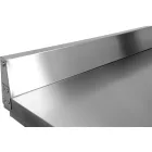 YATO YG-09024 GASTRO Inox munkaasztal alsó polccal hátsó felhajtással