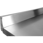 YATO YG-09031 GASTRO Inox munkaasztal alsó polccal hátsó felhajtással