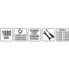 YATO YG-09065 GASTRO Lába aluplast polchoz 1880 mm