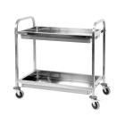 YATO YG-09099 GASTRO Zsúrkocsi 2 polcos mély polcokkal