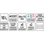 YATO YG-09200 GASTRO Ételszállító badella dupla falú 10 liter inox