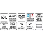 YATO YG-09205 GASTRO Ételszállító badella dupla falú 50 liter inox